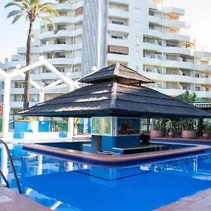 Apartamento Benal Ii, Estudio Con Parque Acuático Y Vistas Al Mar. Benalmádena