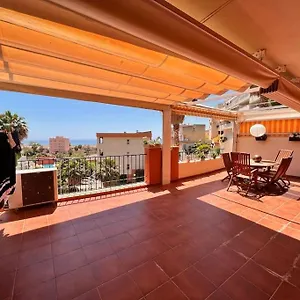 Costa Malaga Muy Acogedor Con Vistas Al Mar Terraza Gigante Verano E Invierno Parking Apartment Benalmadena